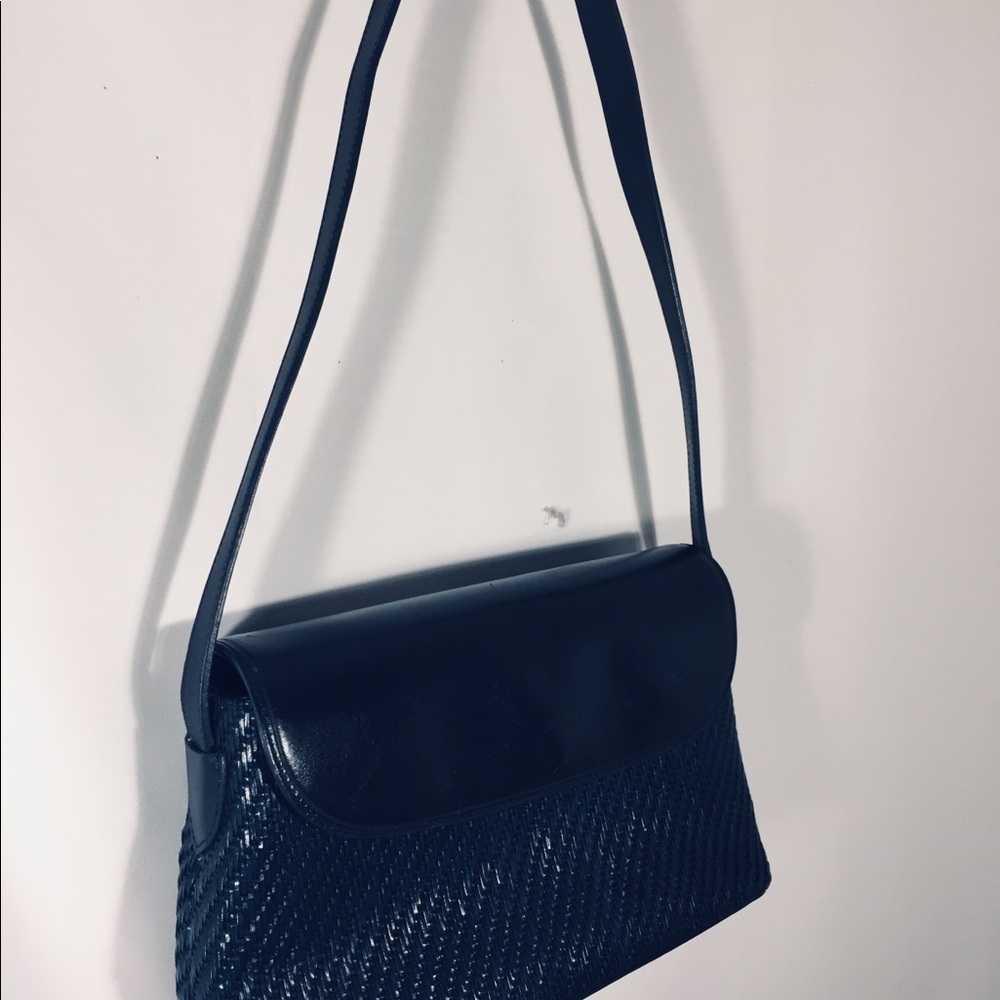Fossil Navy and Black Shoulder Bag